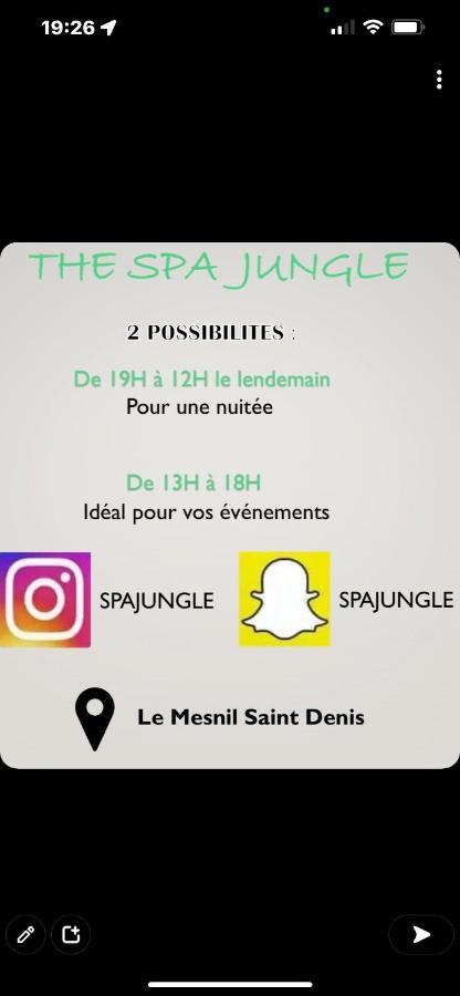 Spa Jungle Le Mesnil-Saint-Denis Bagian luar foto